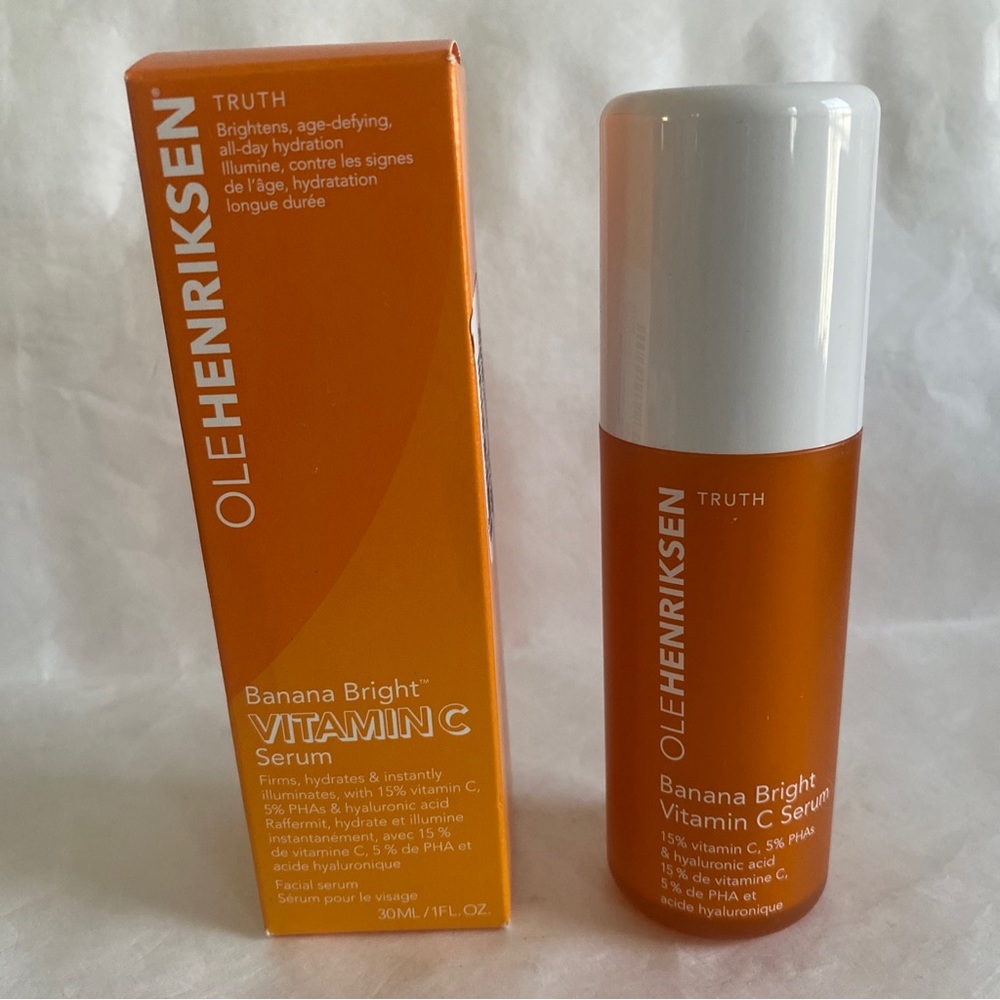 OLE HENRIKSEN Banana Bright Vitamin C Serum 1oz $71 NIB - Picture 10 of 12